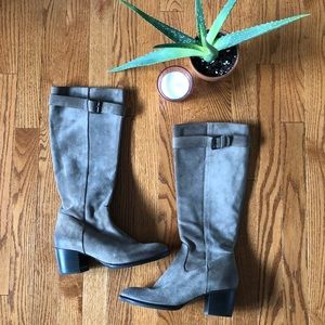 Vero Cuoio Light Tan/Greyish Suede Boots.